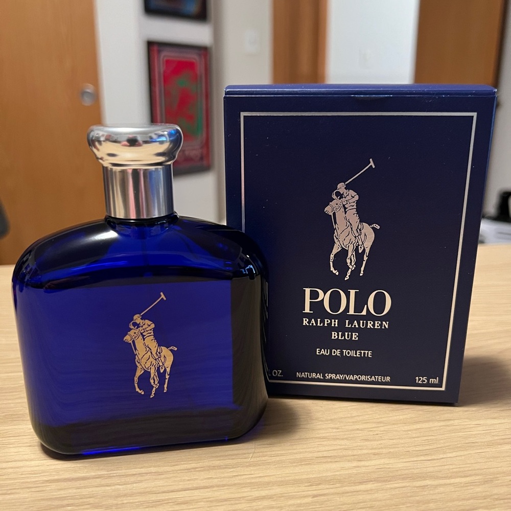 Ralph Lauren - POLO BLUE - Eau de Toilette Spray 4.2 oz - Men's Cologne